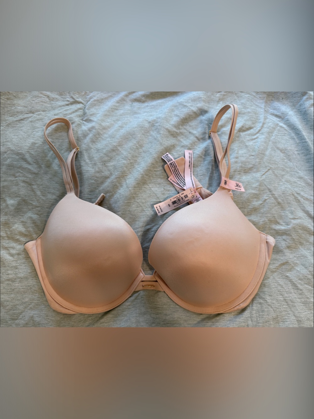 Nude T-Shirt Bra - VS 36D Smooth Padded Support